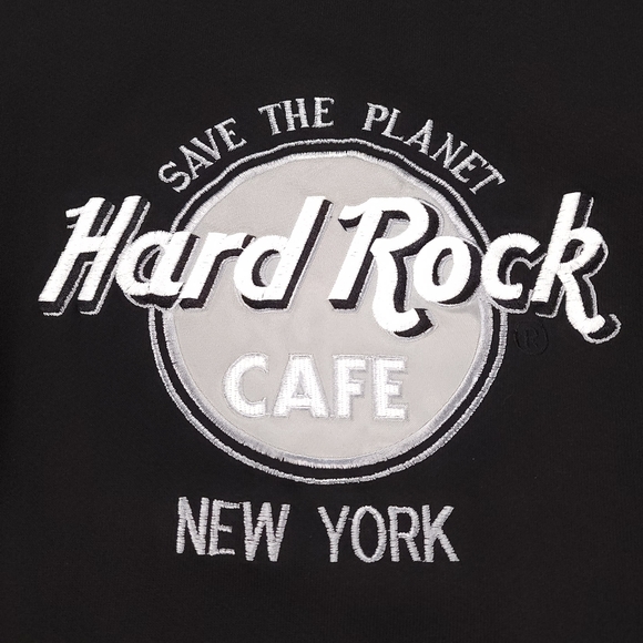 Vintage Hard Rock Cafe New York Crewneck Sweatshirt Embroidered Mens Medium EUC! - Picture 4 of 15